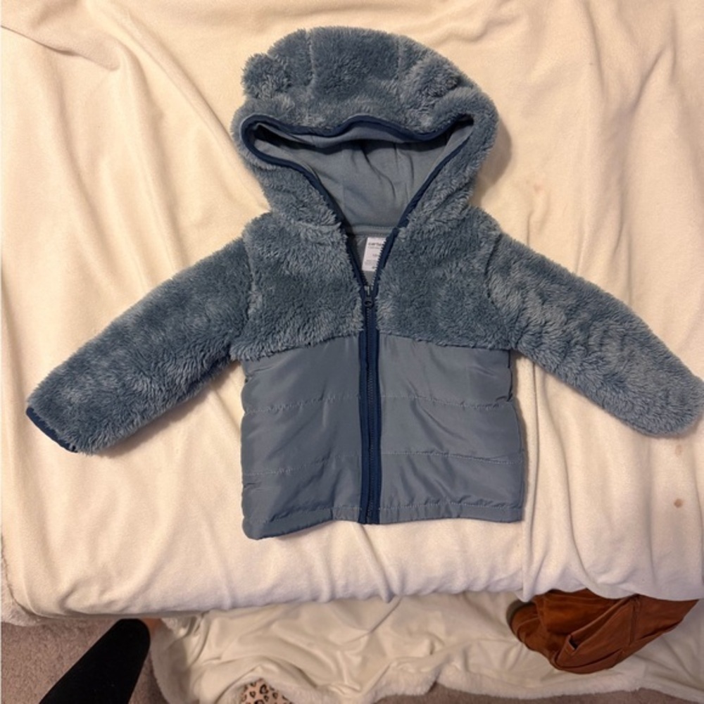 Carter's Cozy Blue Hooded Jacket